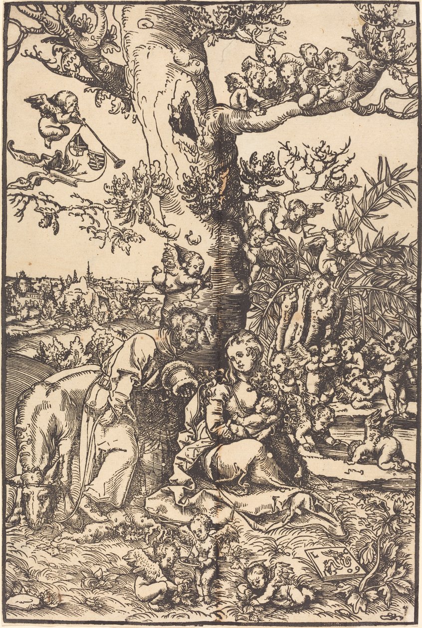 Il riposo durante la fuga in Egitto da Lucas Cranach the Elder