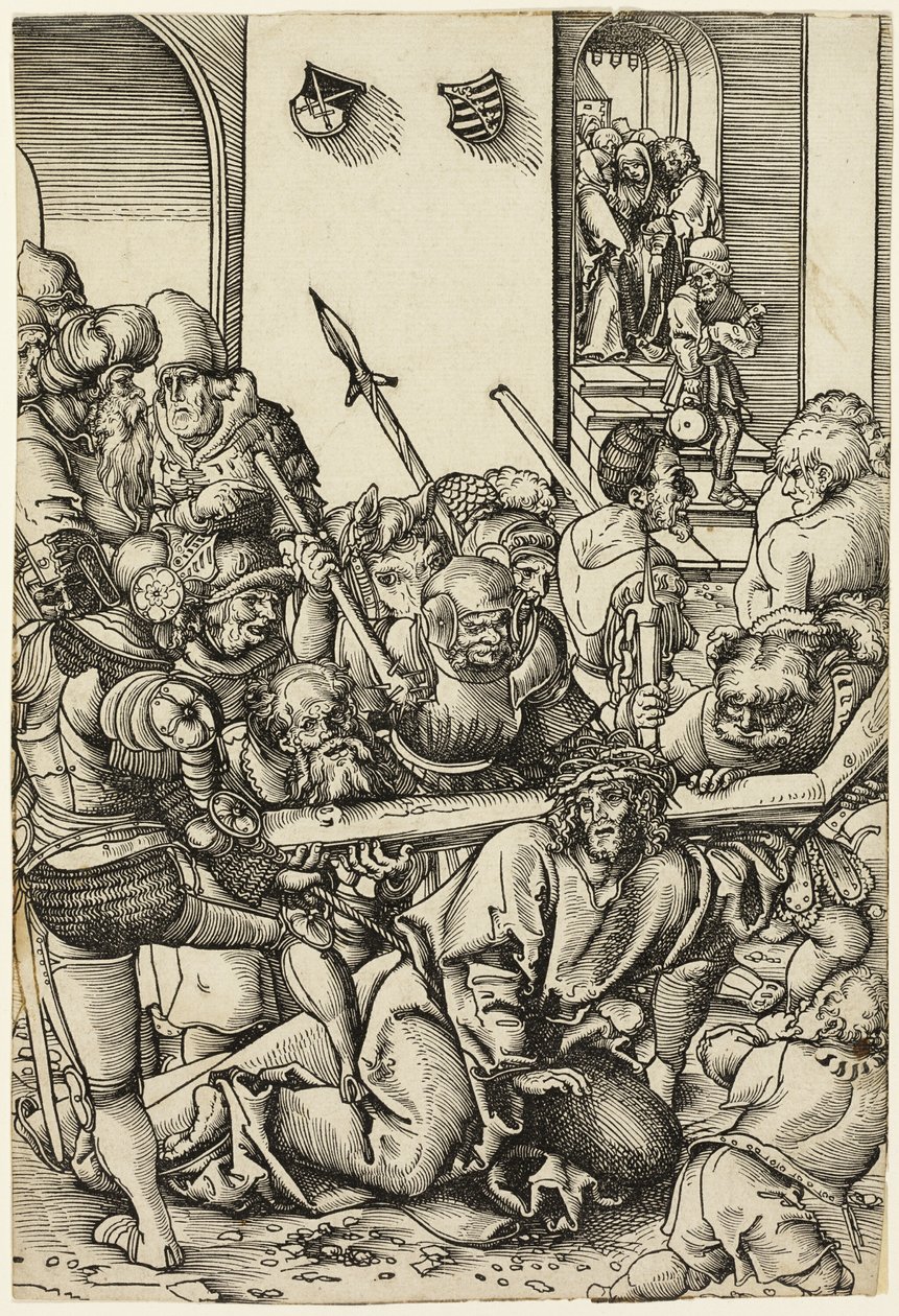La strada verso il Calvario, dalla Passione da Lucas Cranach the Elder