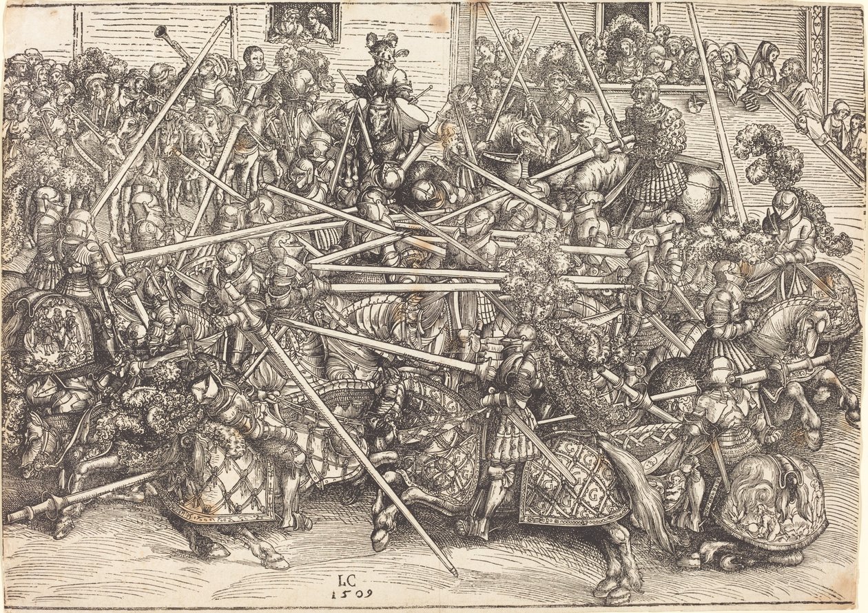 Il terzo torneo da Lucas Cranach the Elder