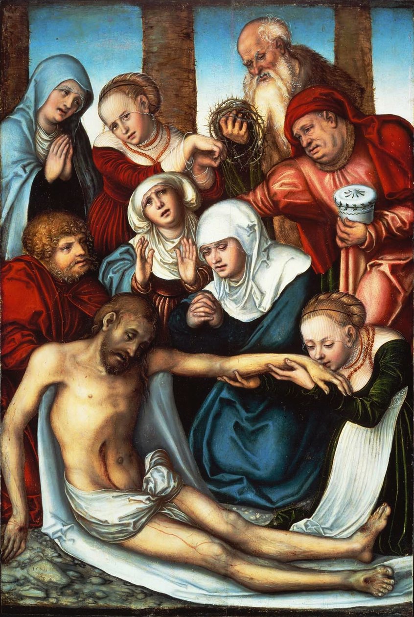 Il lamento su Cristo morto da Lucas Cranach the Elder