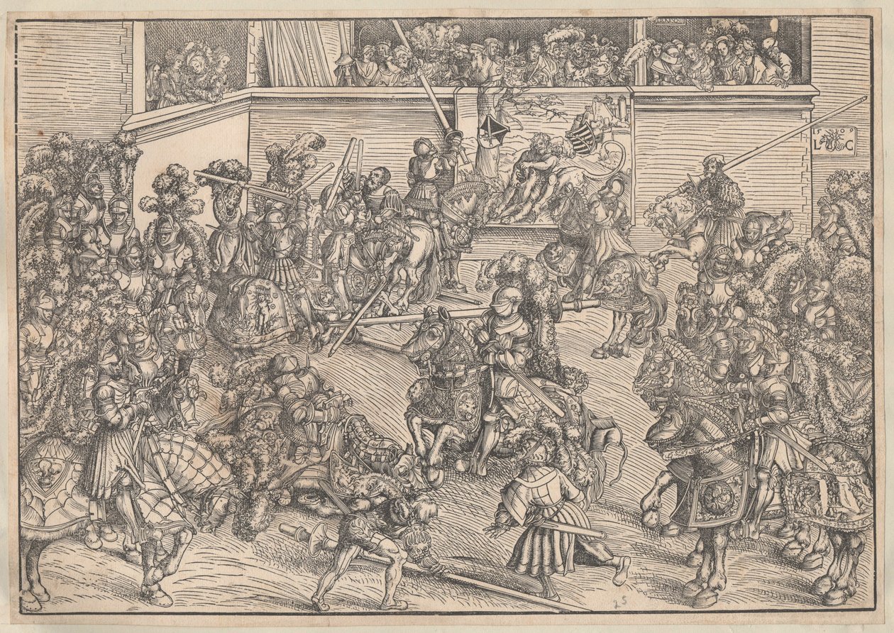 Torneo, 1509 da Lucas Cranach the Elder