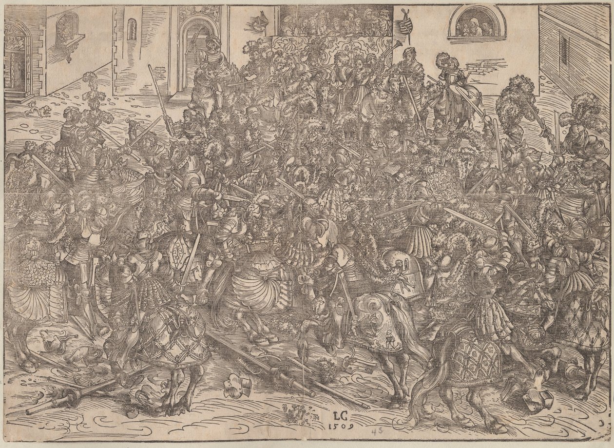 Torneo, 1509 da Lucas Cranach the Elder
