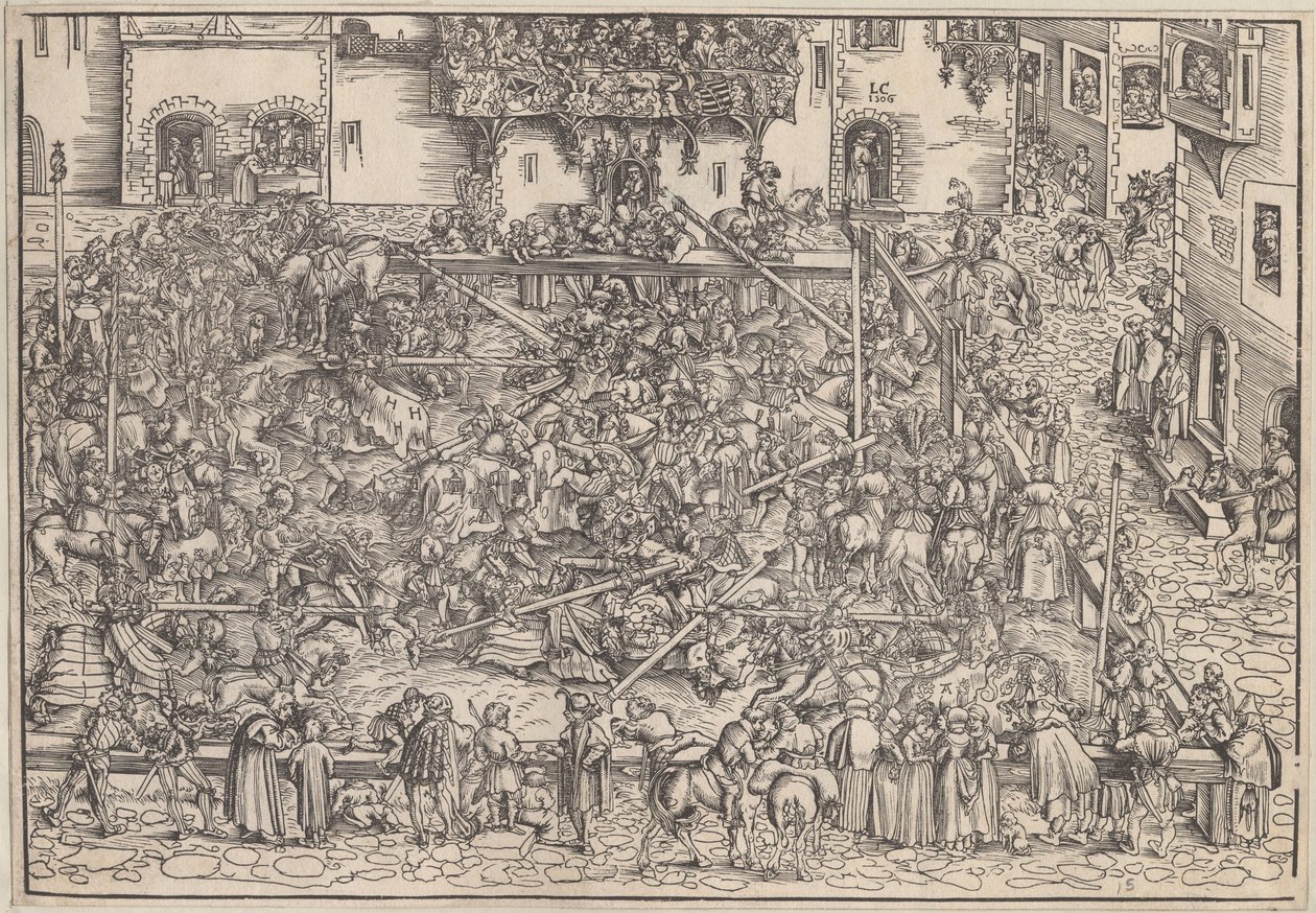 Torneo, 1509 da Lucas Cranach the Elder