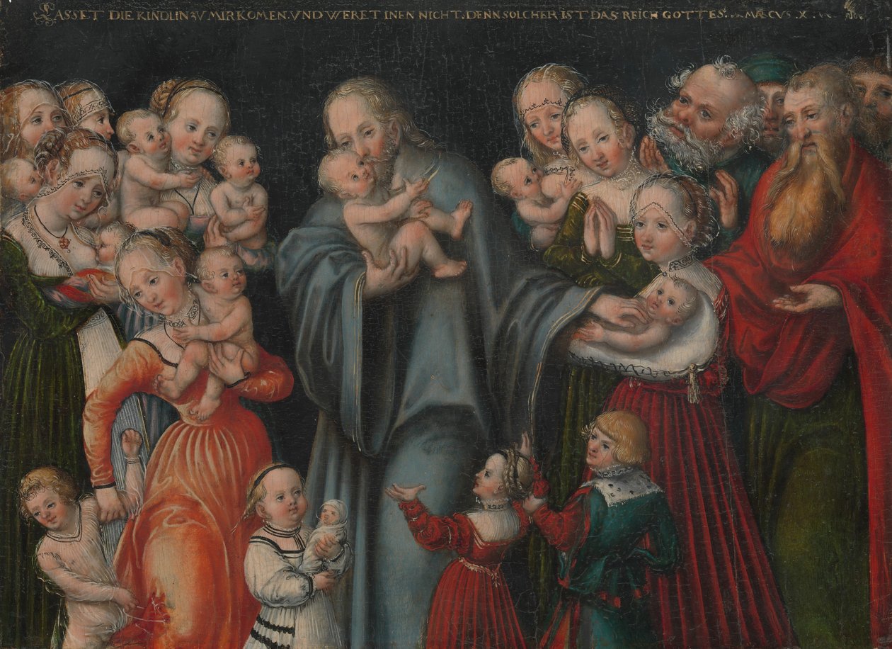 Cristo che Benedice i Bambini da Lucas Cranach the Younger