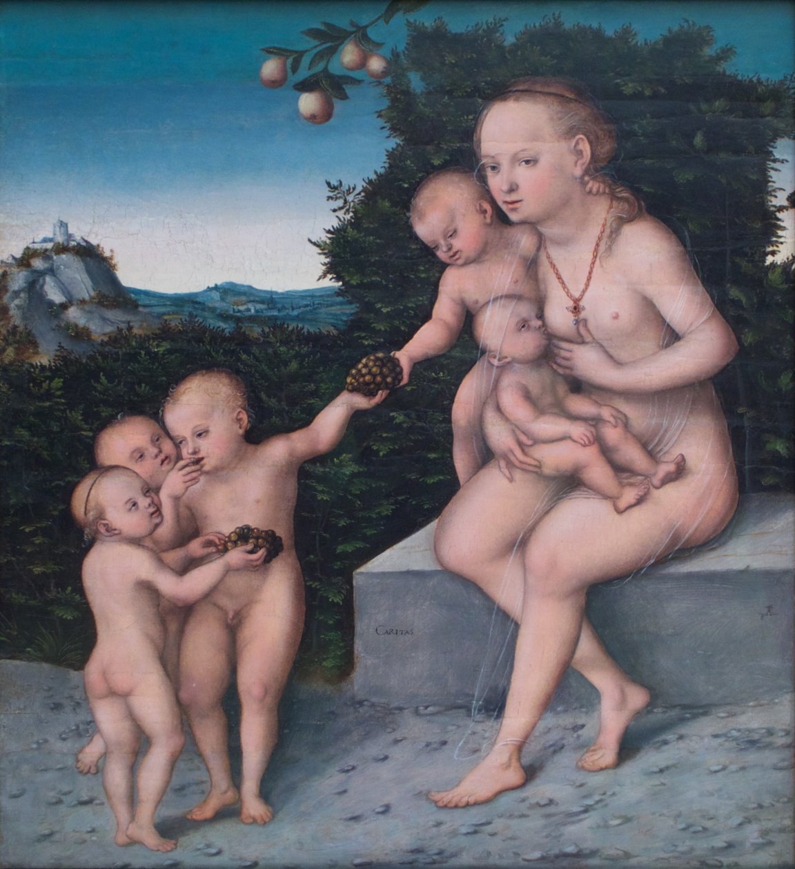 Tedesco: Caritas Charity da Lucas Cranach the Younger
