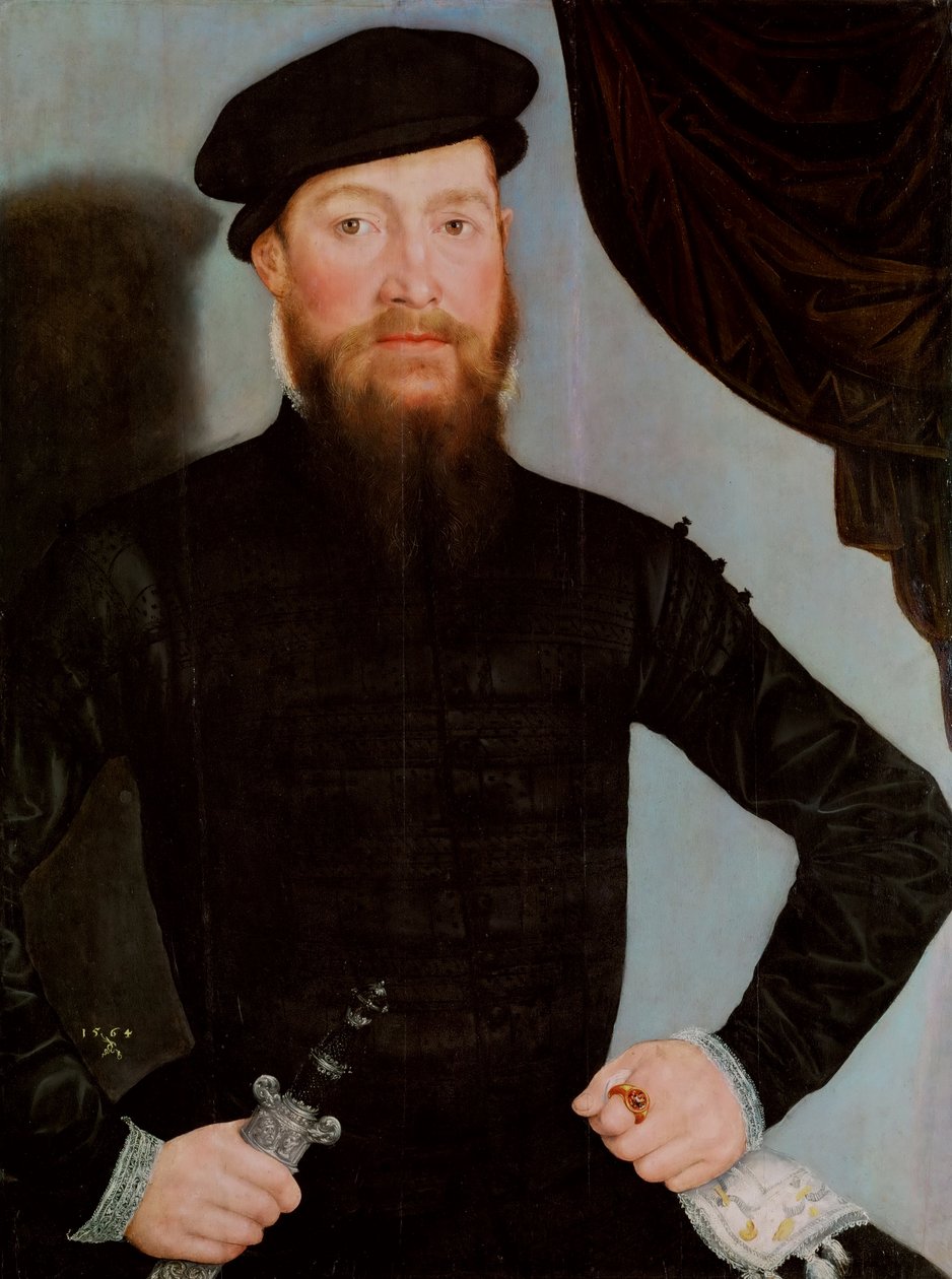 Tedesco: Ritratto maschile Ritratto maschile da Lucas Cranach the Younger