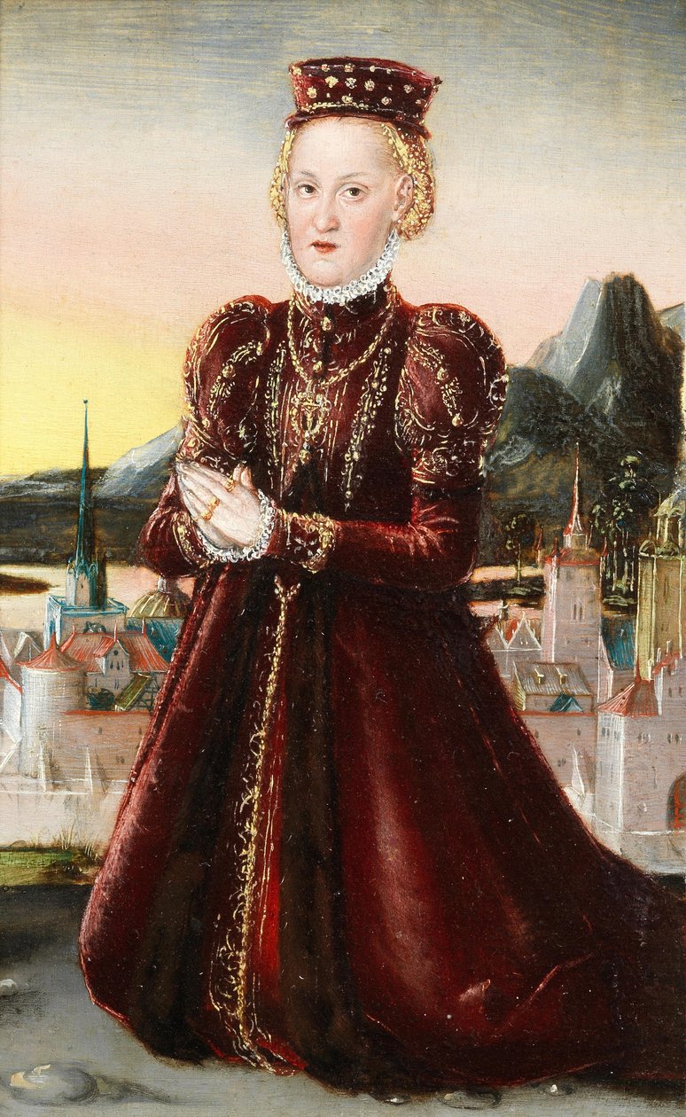 Ritratto della principessa Agnes Gräfin von Barby da Lucas Cranach the Younger