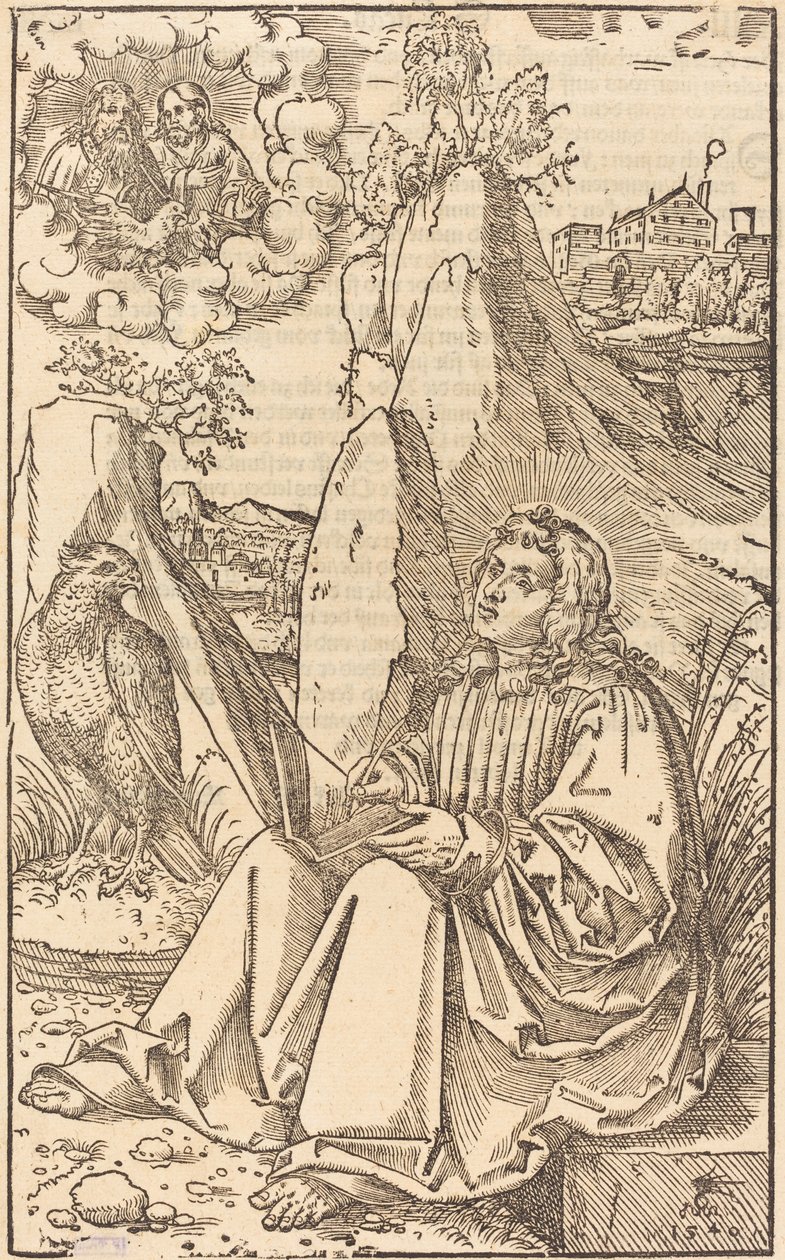 San Giovanni in un Paesaggio da Lucas Cranach the Younger