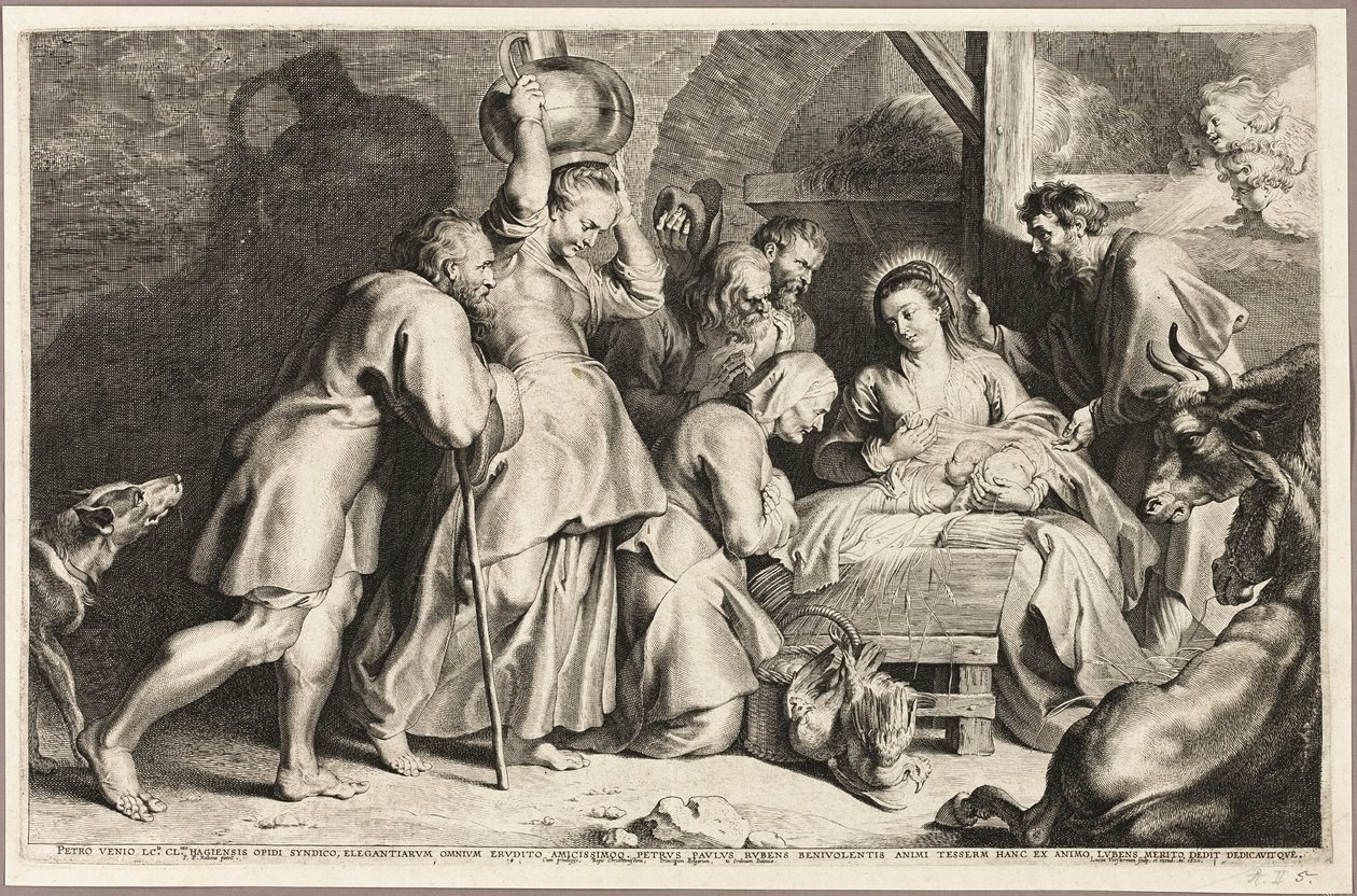 Adorazione dei pastori da Lucas Emil Vorsterman