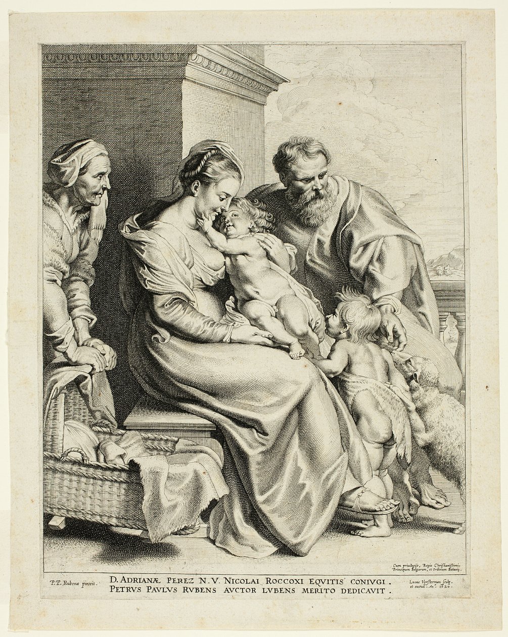 La Sacra Famiglia con Sant