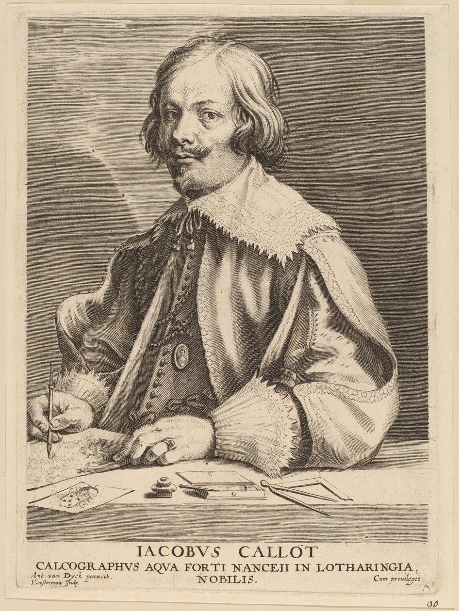Jacques Callot da Lucas Emil Vorsterman after Sir Anthony van Dyck