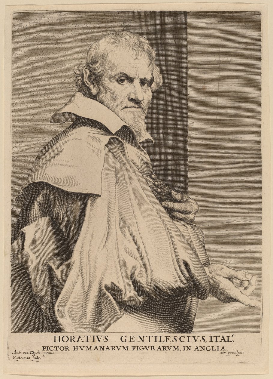 Orazio Gentileschi da Lucas Emil Vorsterman after Sir Anthony van Dyck