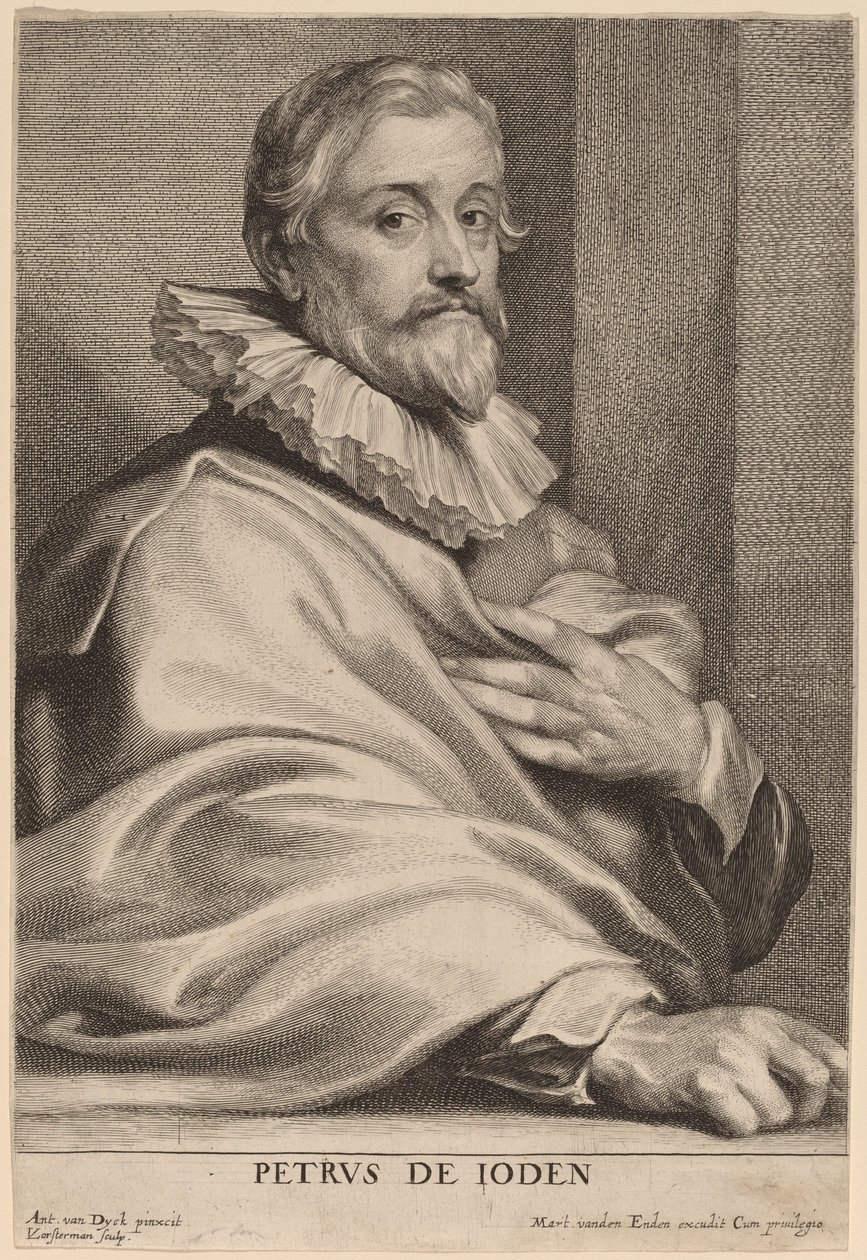 Pieter de Jode il Vecchio da Lucas Emil Vorsterman after Sir Anthony van Dyck