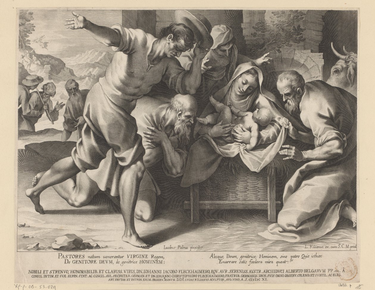 Adorazione dei pastori da Lucas Kilian