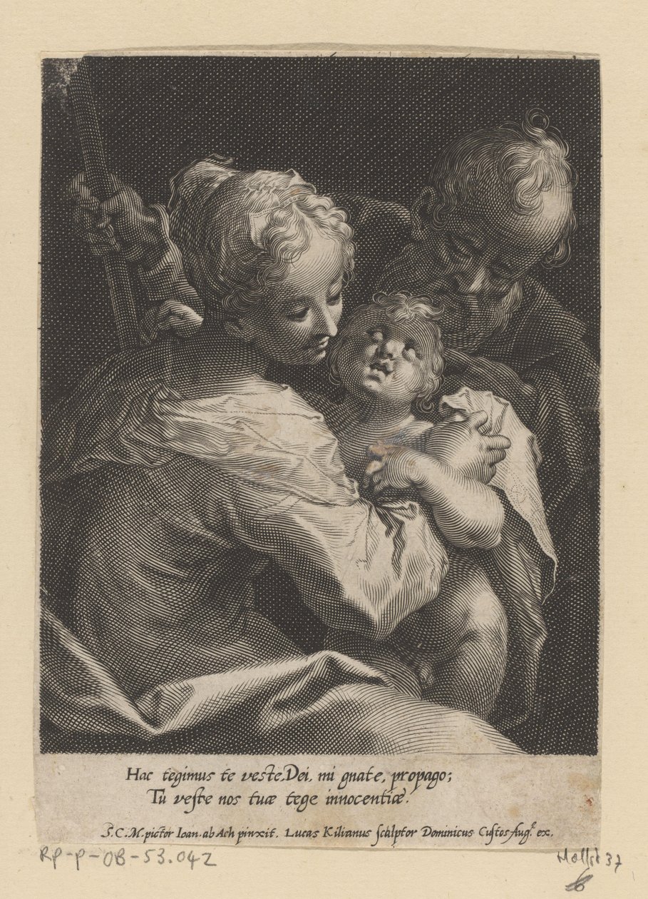 Sacra Famiglia da Lucas Kilian