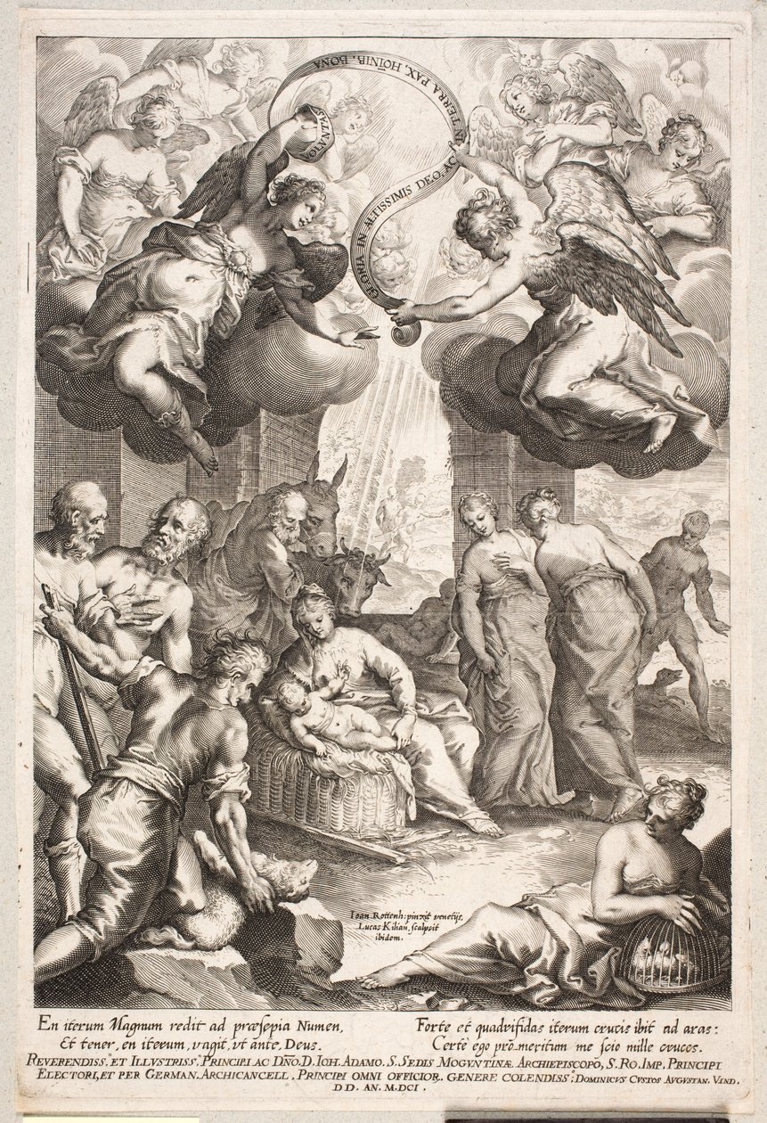 Adorazione dei pastori da Lucas Kilian