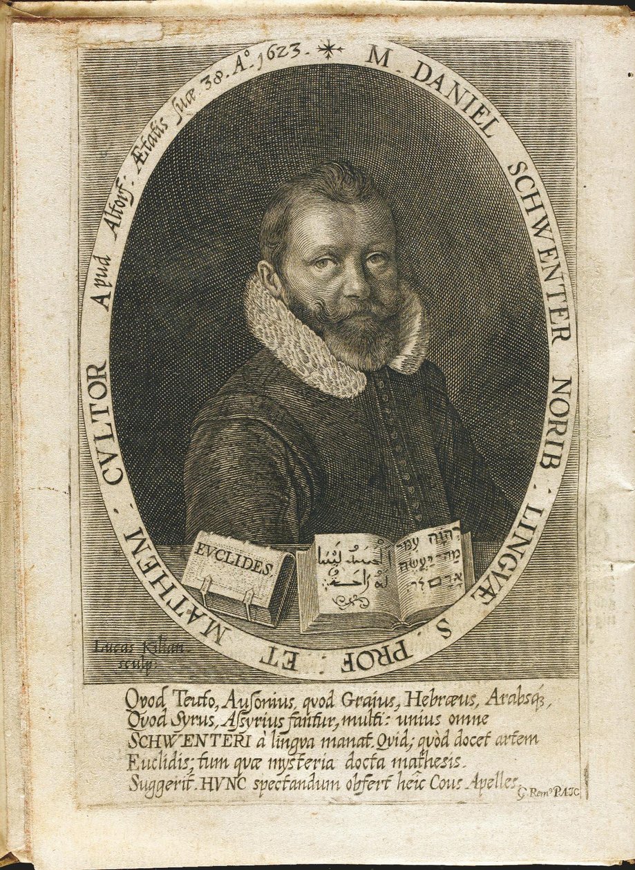 Ritratto di Daniel Schwenter da Lucas Kilian