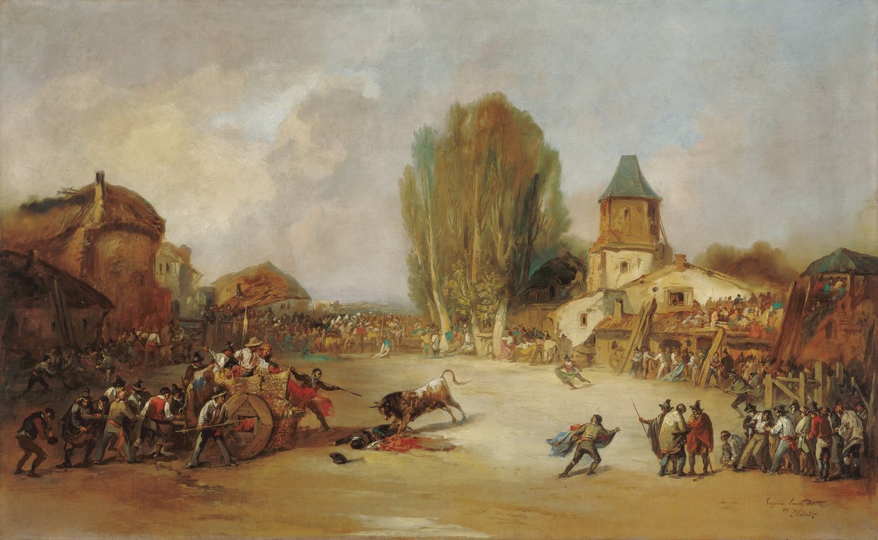 Goring alla corrida del villaggio da Lucas Velázquez