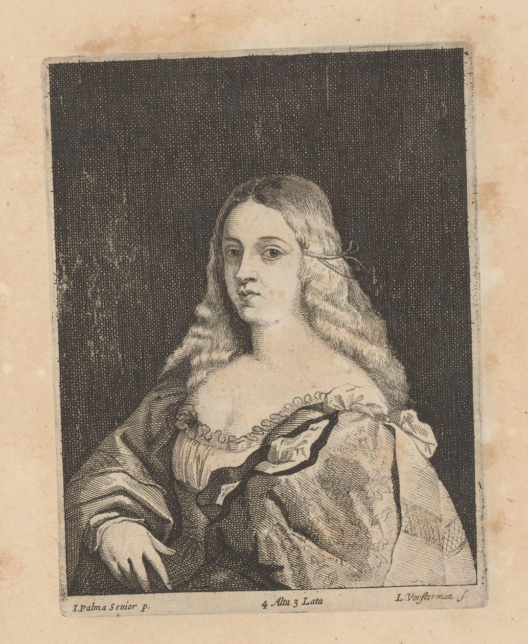 Ritratto di una giovane donna veneziana da Lucas Vorsterman (II)