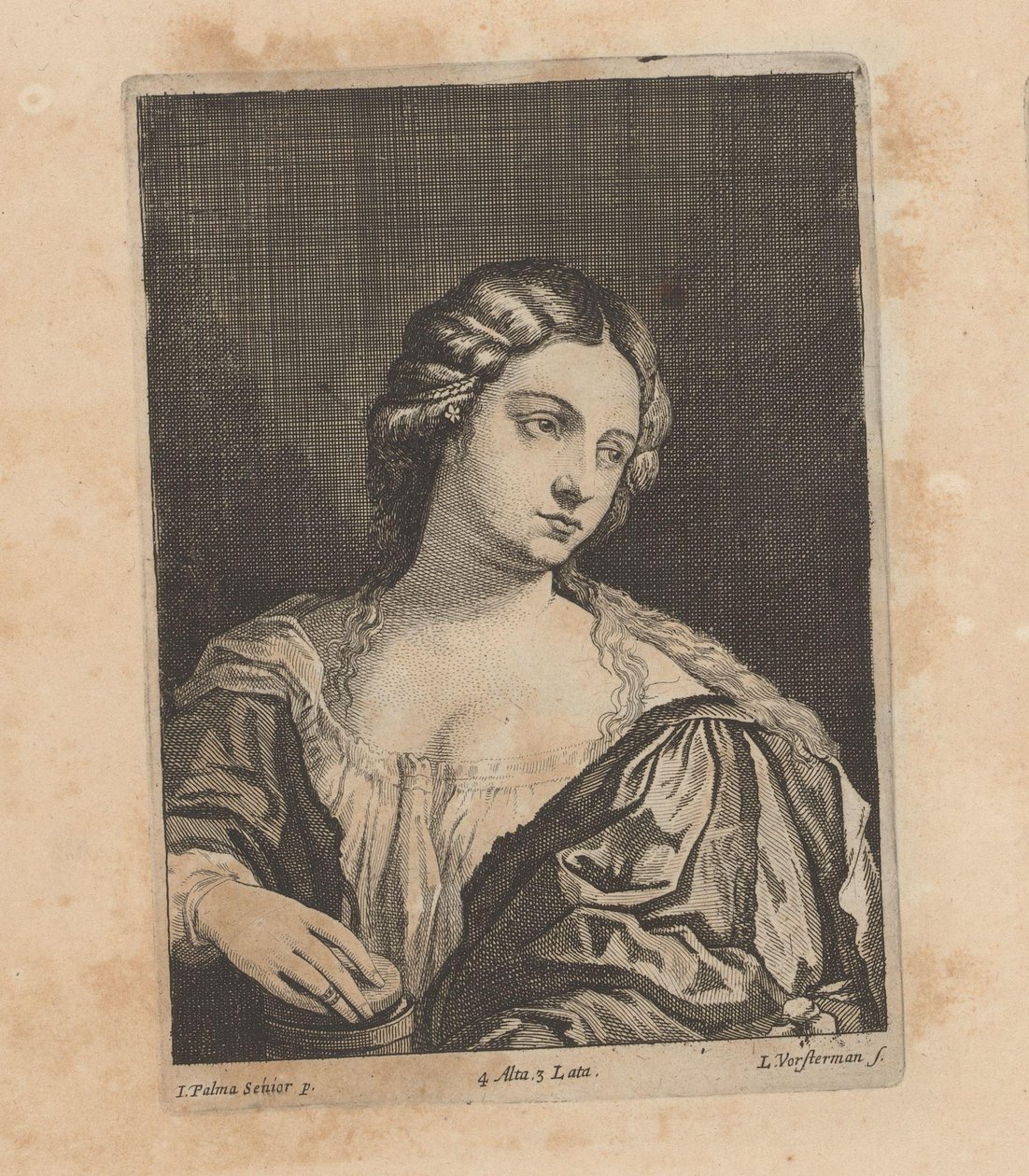 Ritratto di una giovane donna (Violante) da Lucas Vorsterman (II)