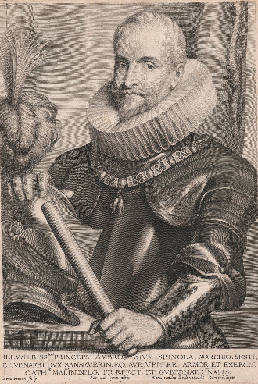 Ambrosius Spinola Marchio Sesti et Venafri da Lucas Vorsterman