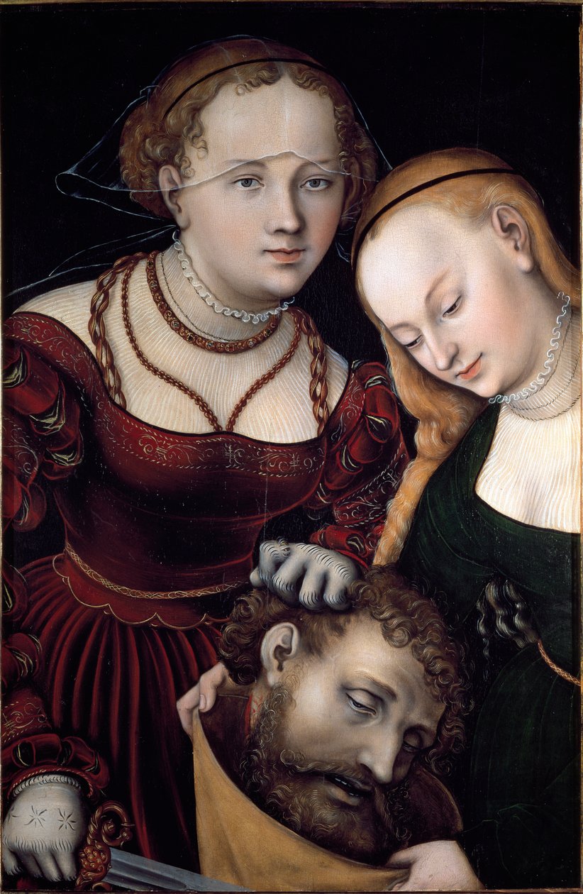 Giuditta con una serva e la testa di Oloferne da Lucas the Elder Cranach