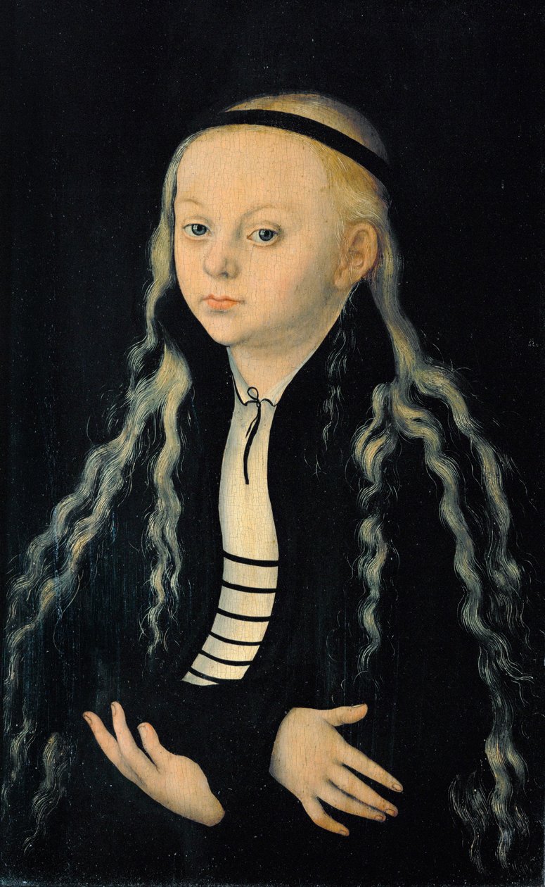 Magdalena Lutero, figlia del riformatore Martin Lutero ... da Lucas the Elder Cranach