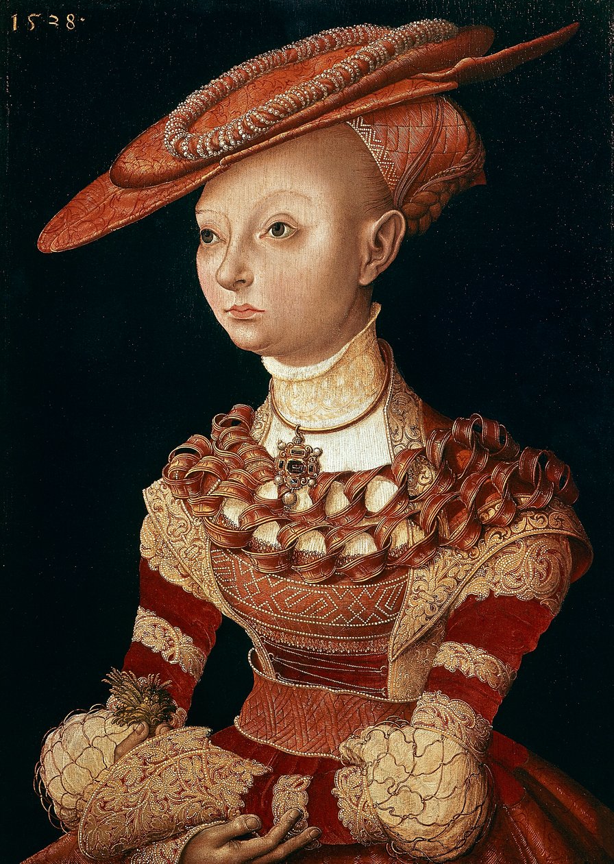 Ritratto di signora da Lucas the Elder Cranach