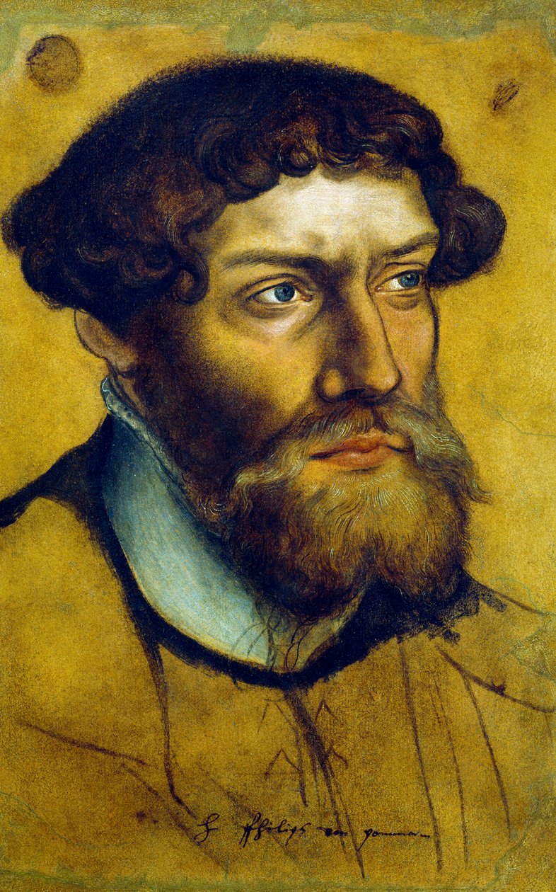 Ritratto di Filippo I, Duca di Pomerania, disegno da Lucas the Elder Cranach