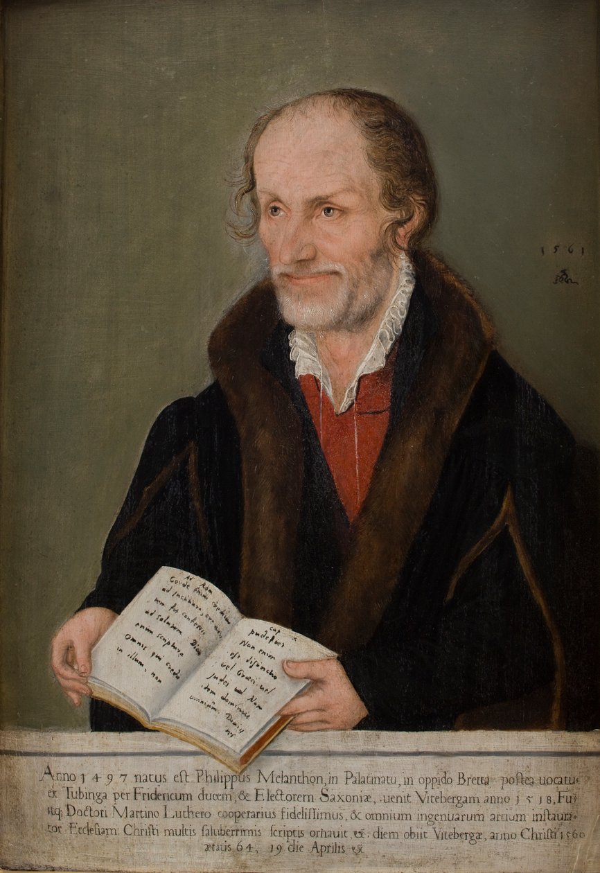 Ritratto di Filippo Melantone (1497–1560) da Lucas the Elder Cranach