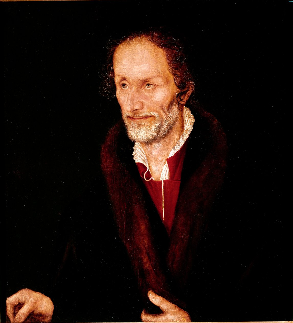 Ritratto di Philippe Melanchton da Lucas the Elder Cranach