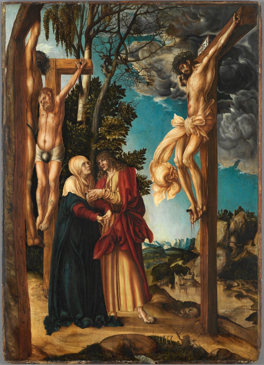La Crocifissione, di Cranach, Lucas il Vecchio (1472-1553) da Lucas the Elder Cranach