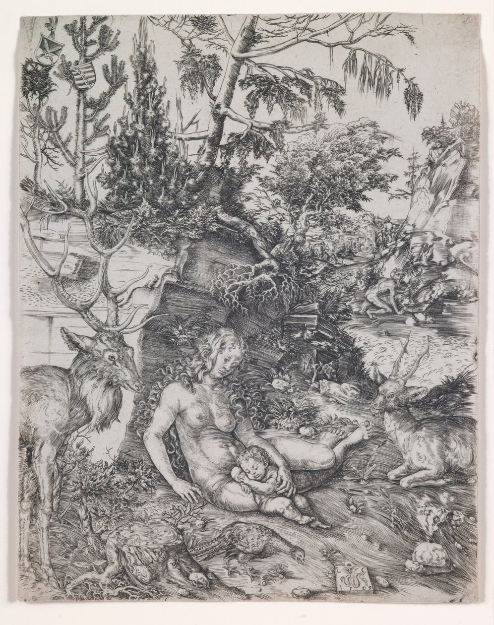 La penitenza di San Giovanni Crisostomo da Lucas the Elder Cranach