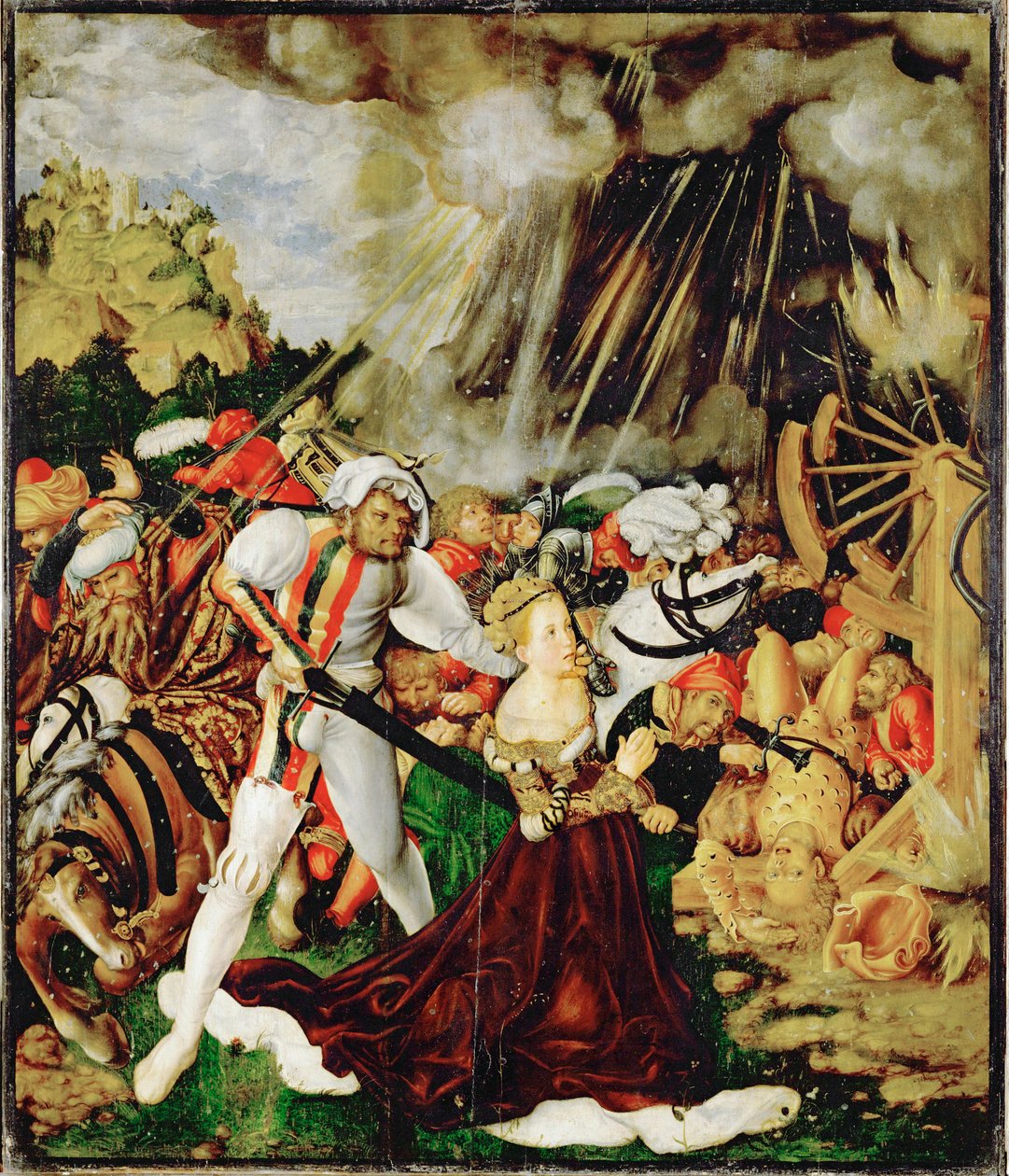 Il martirio di Santa Caterina da Lucas the Elder Cranach