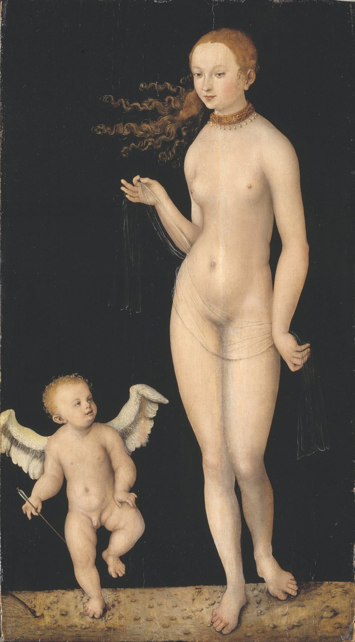Venere e Cupido da Lucas the Elder Cranach