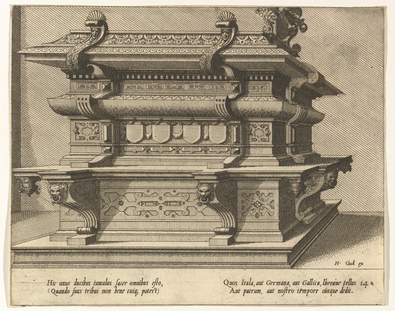 Cnotaphiorum 14, 1563. Creatori: Johannes van Doetecum I, Lucas van Doetecum da Lucas van Doetecum