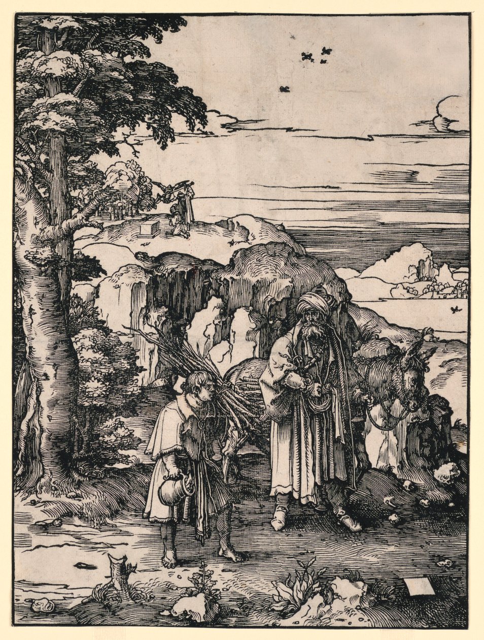 Il sacrificio di Abramo da Lucas van Leyden