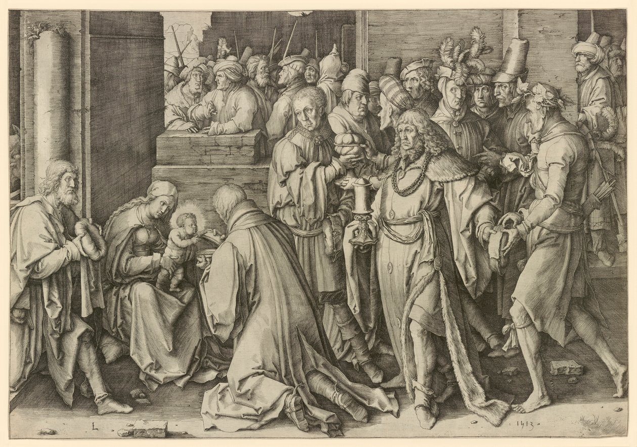 Adorazione dei Magi da Lucas van Leyden