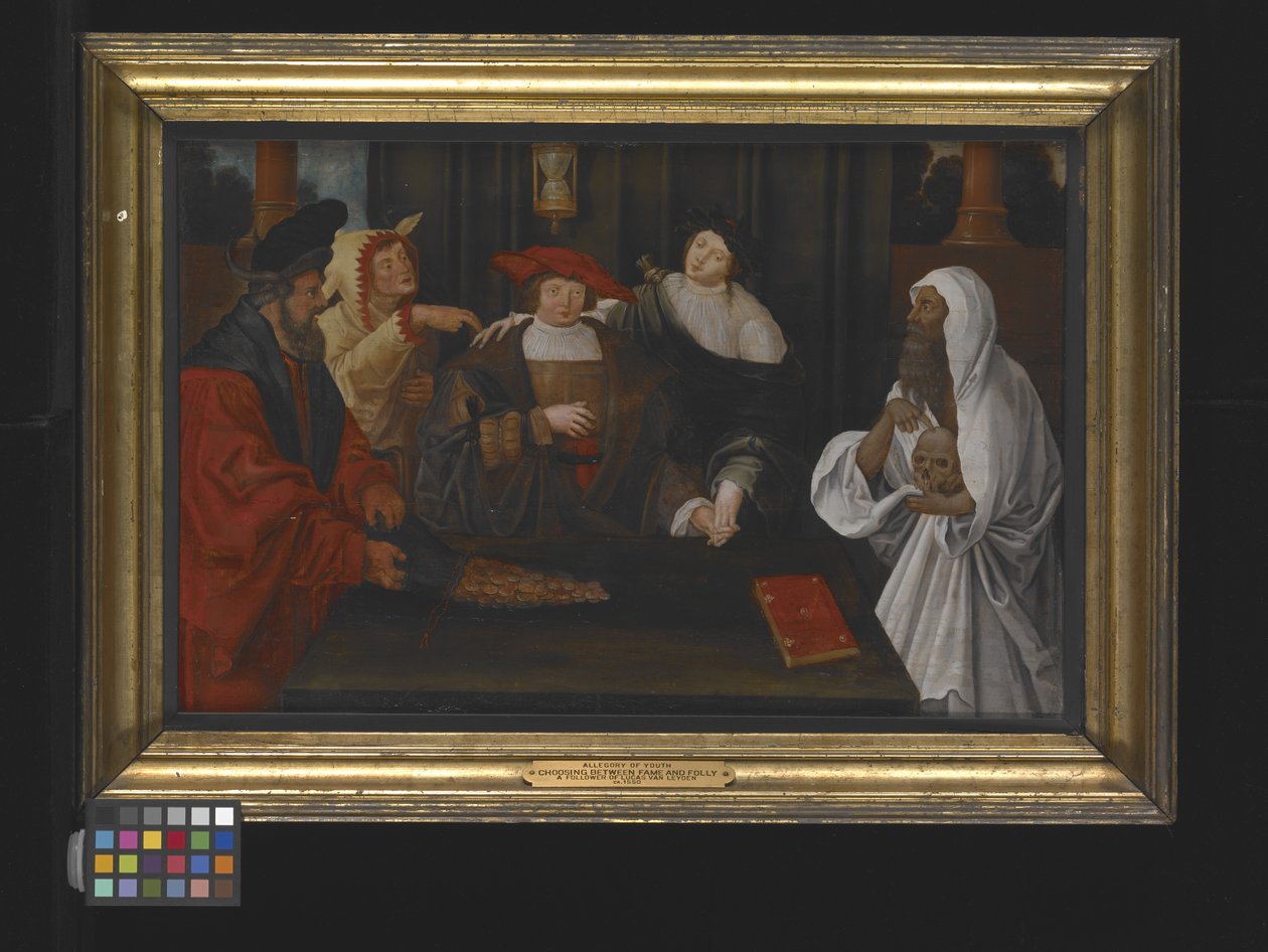 Allegoria della gioventù tra la fama e la follia da Lucas van Leyden