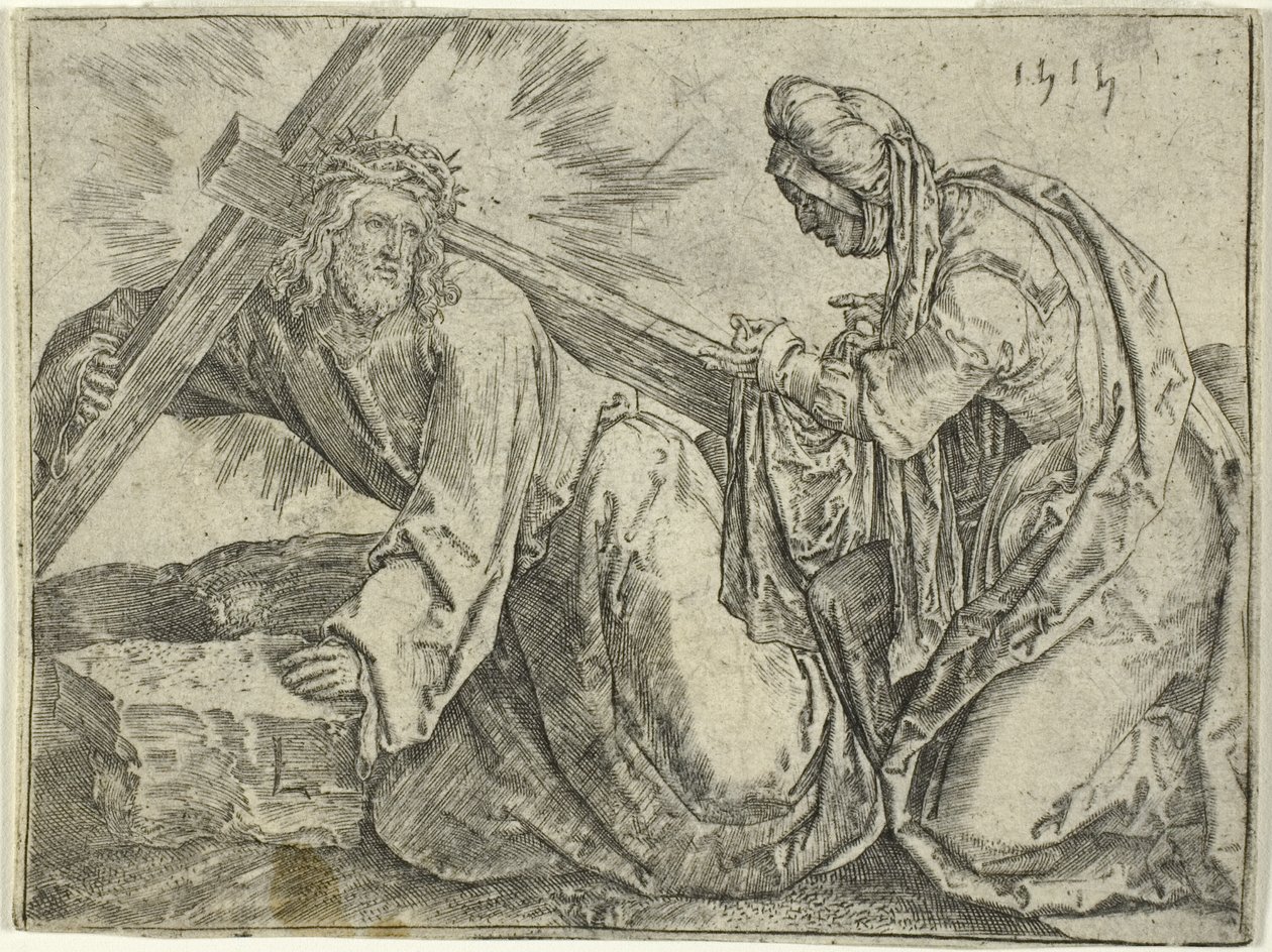 Cristo che porta la croce da Lucas van Leyden