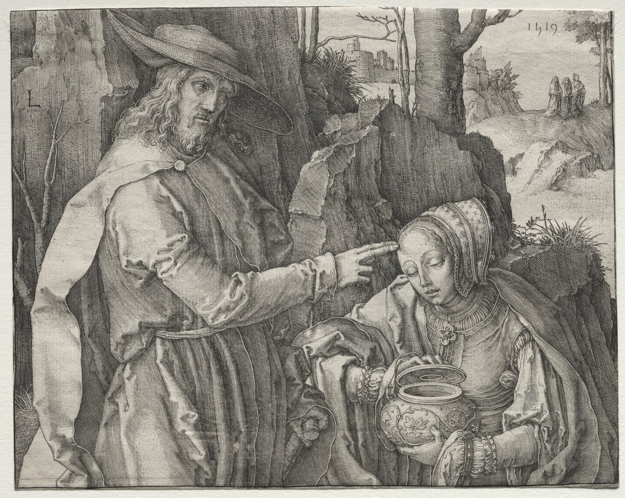 Cristo come Giardiniere che Appare a Santa Maria Maddalena da Lucas van Leyden