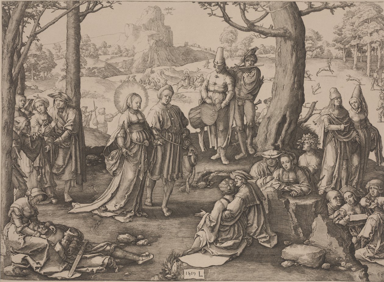 Danza della Maddalena da Lucas van Leyden