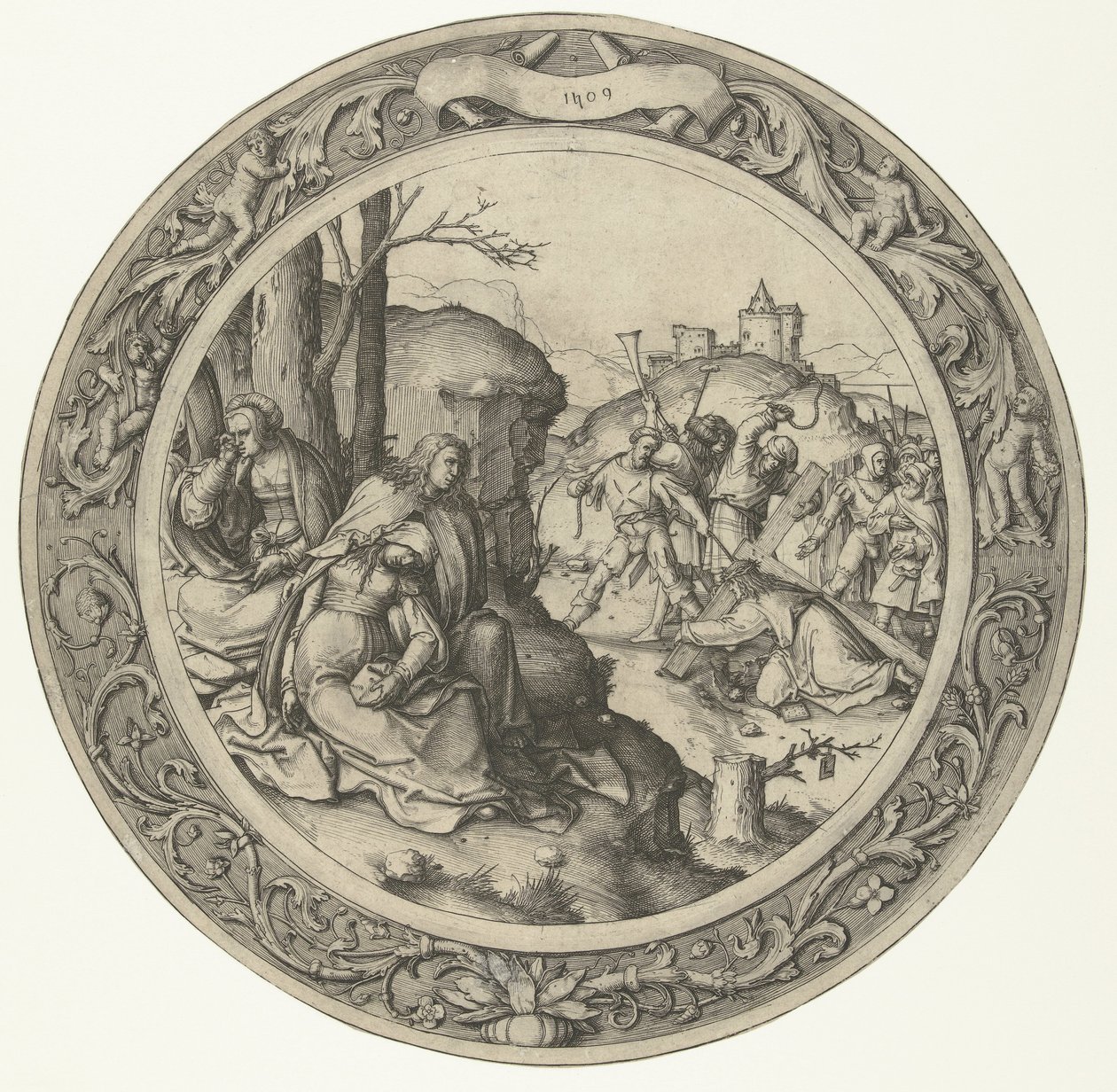 De kruisdraging De Ronde Passie da Lucas van Leyden