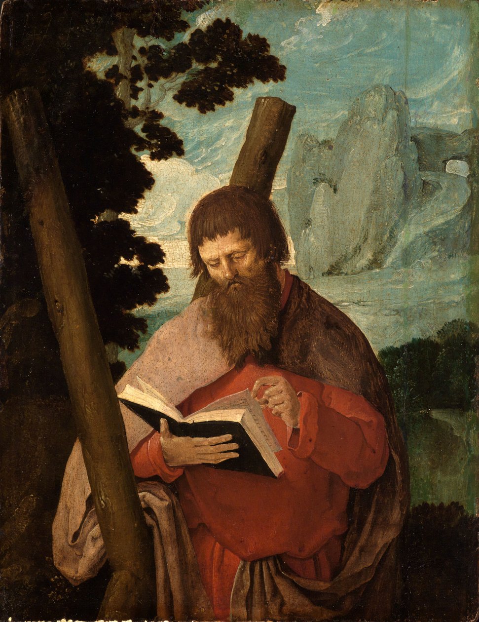 San Andrea a mezza figura da Lucas van Leyden