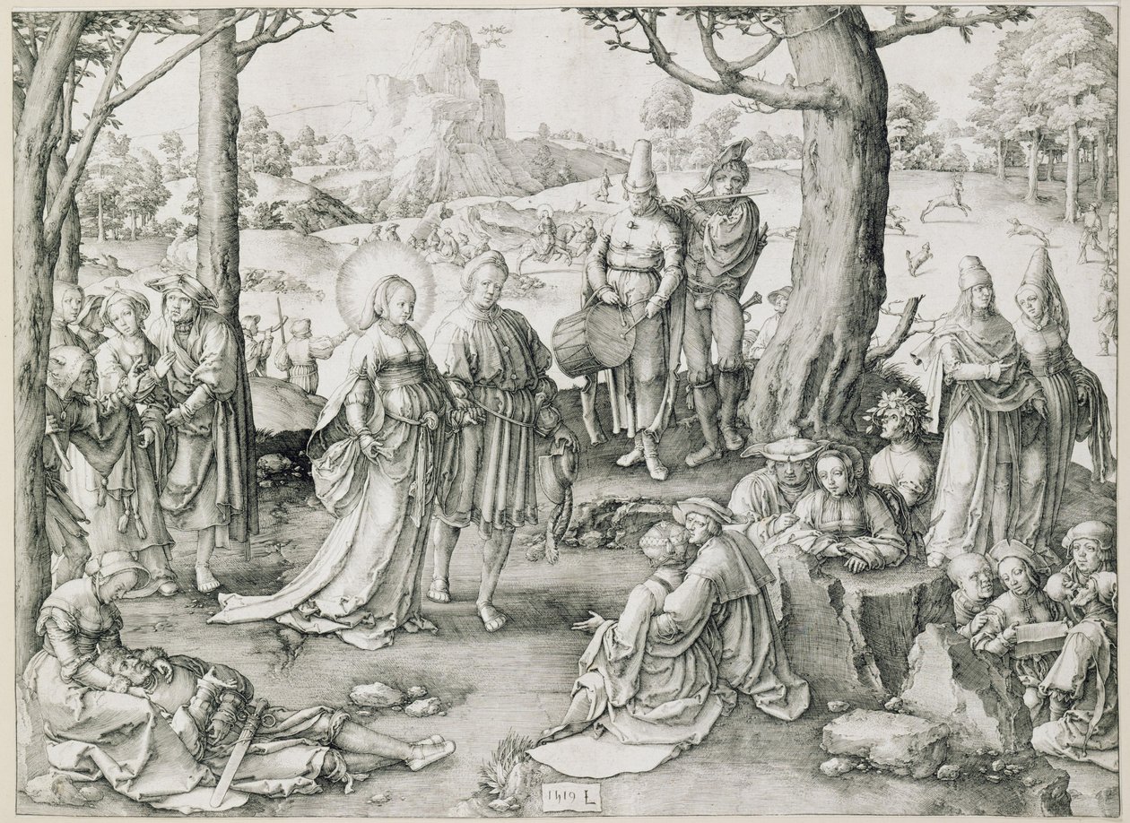La danza di Maria Maddalena da Lucas van Leyden
