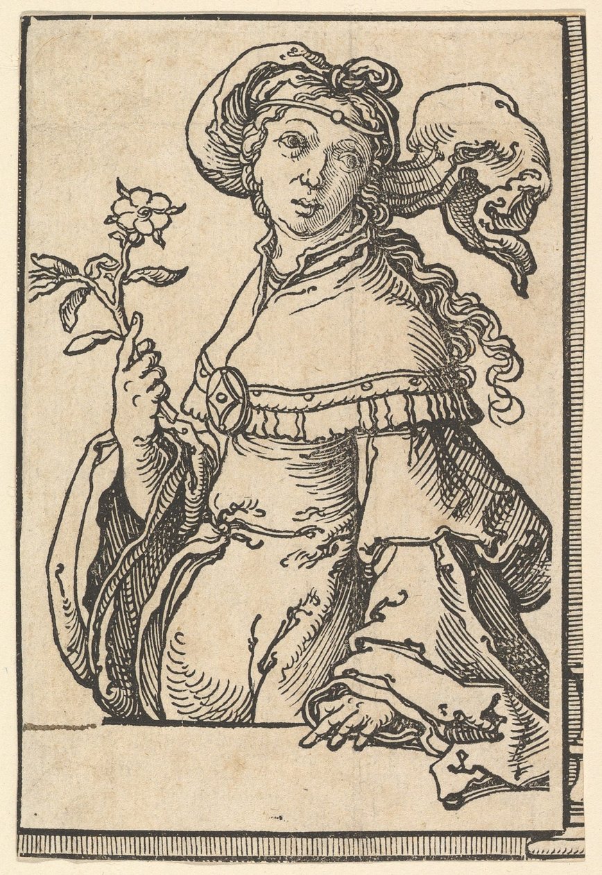 Sibilla Eritrea, dalla serie delle Sibille da Lucas van Leyden