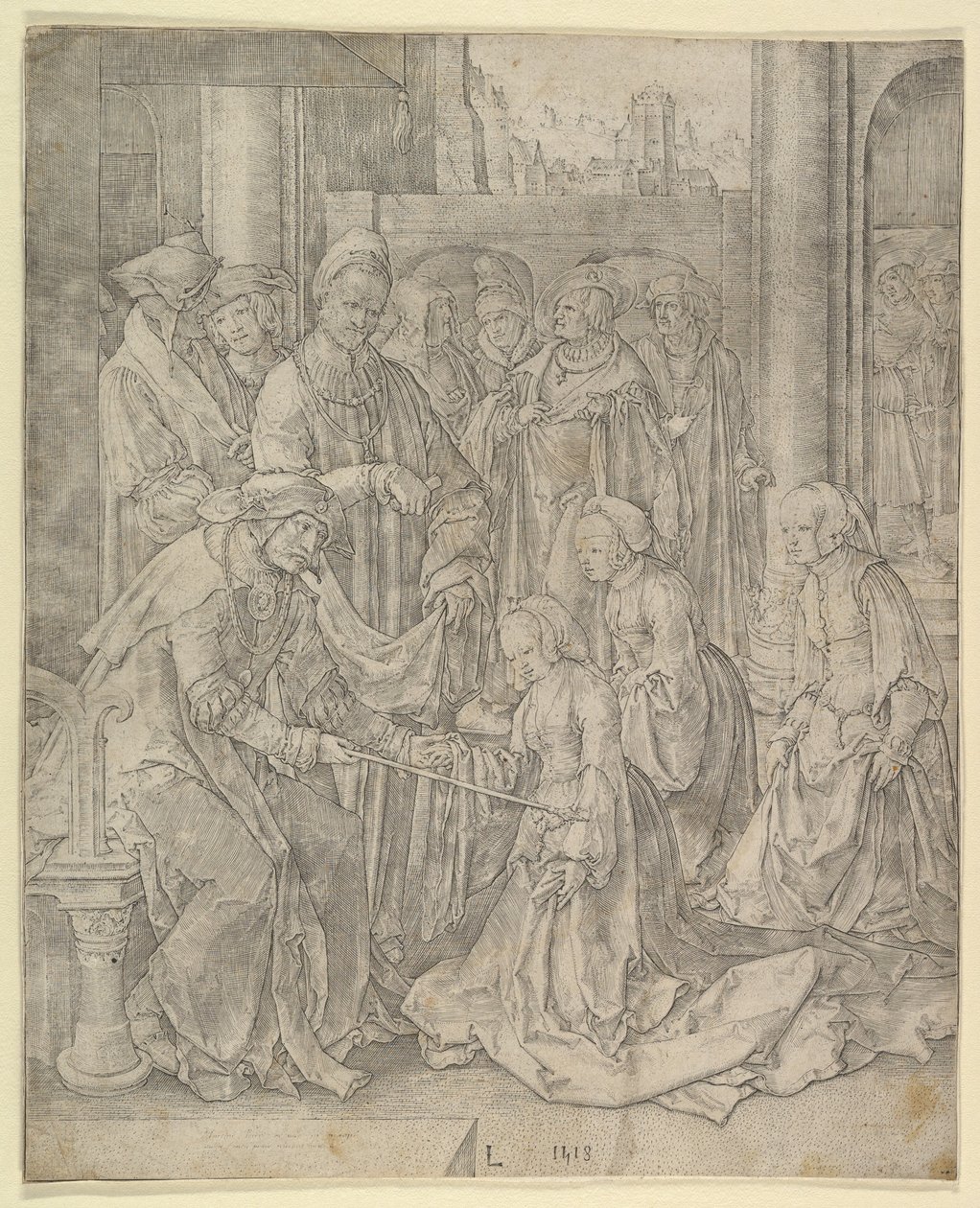 Ester davanti ad Assuero da Lucas van Leyden