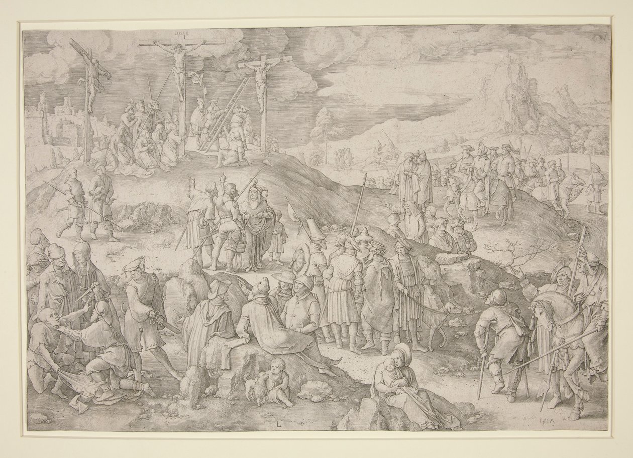 Golgotha (Il grande Calvario) da Lucas van Leyden