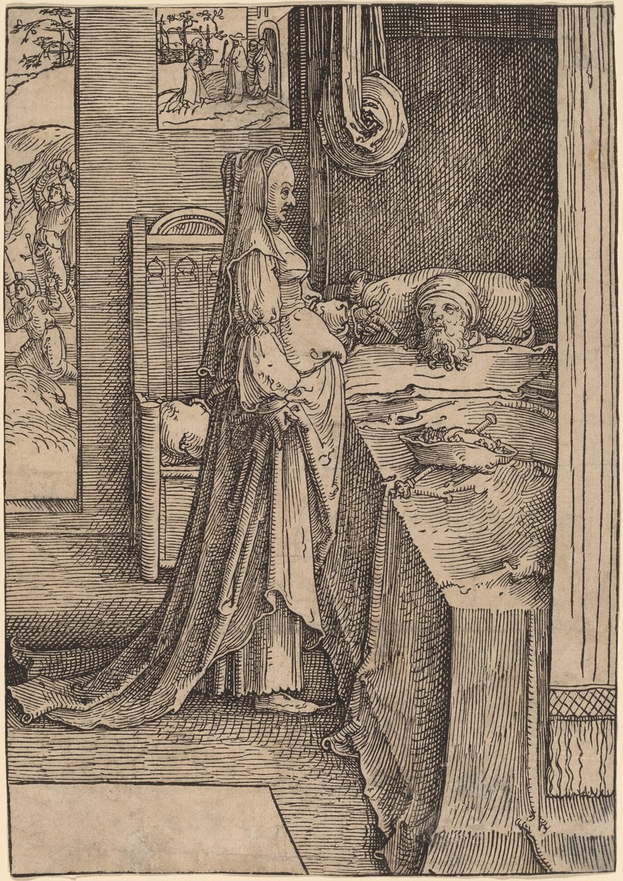 Jezebel e Ahab da Lucas van Leyden