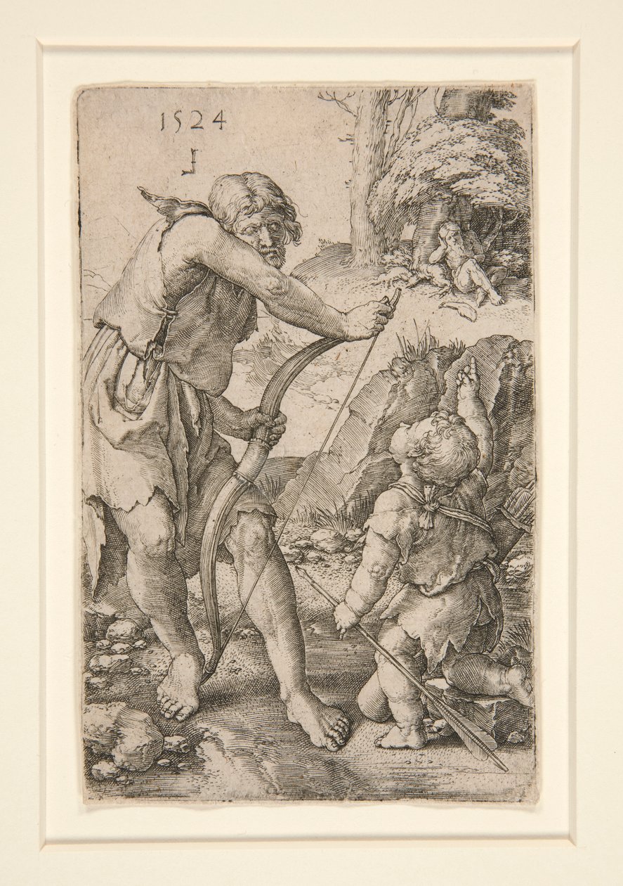 Lamech e Caino da Lucas van Leyden